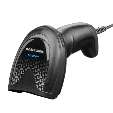 Сканер ШК (ручной, 2D имидж,кабель USB,серый) Gryphon D4590, с подставкой